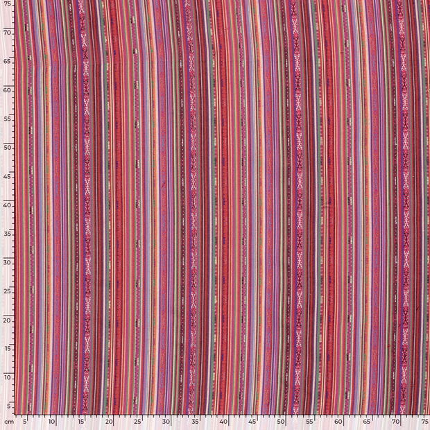 Jacquard fabric Stripes Multicolor