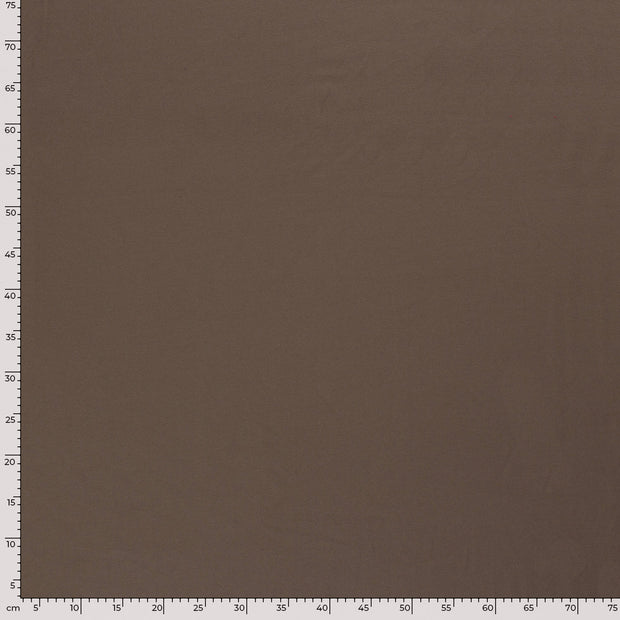 French Terry tissu Unicolore Gris taupe