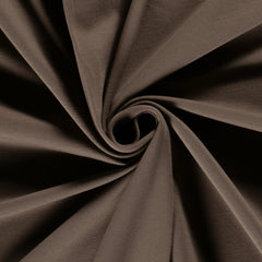 French Terry brushed Unicolour Taupe Grey