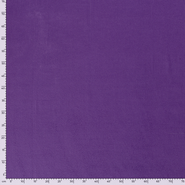 Corduroy 4.5w fabric Unicolour Purple