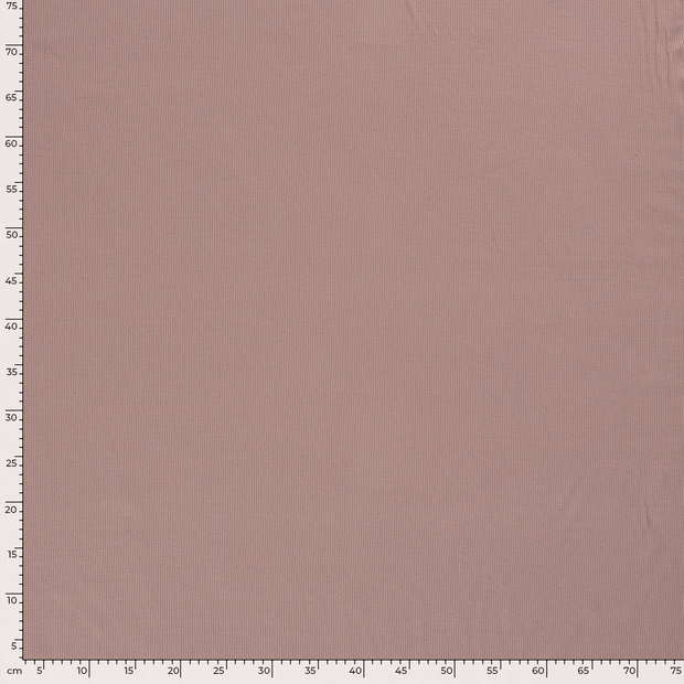 Rib Jersey fabric Unicolour Light Mauve