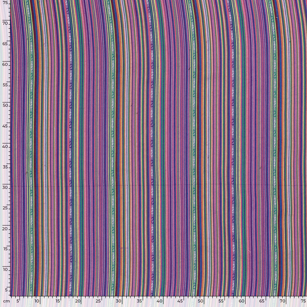 Jacquard fabric Stripes Multicolor