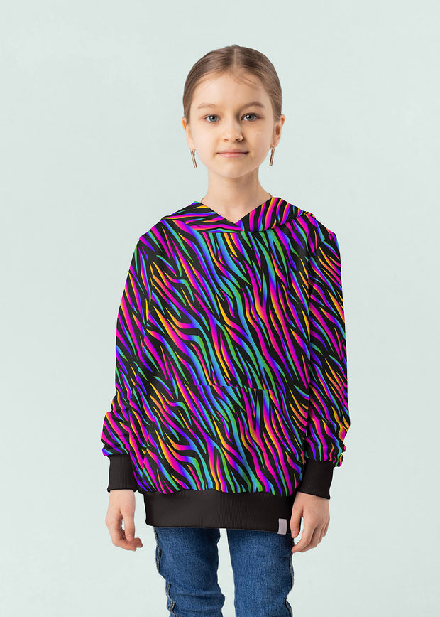 Jogging fabric Abstract Black