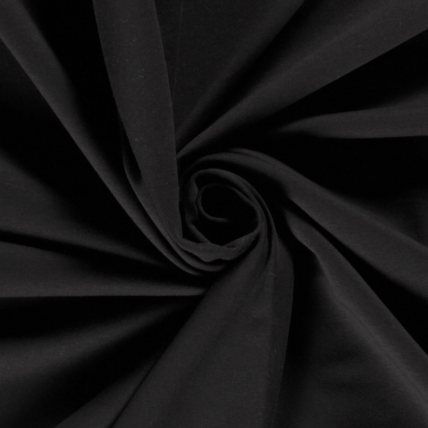 Black cotton outlet jersey fabric