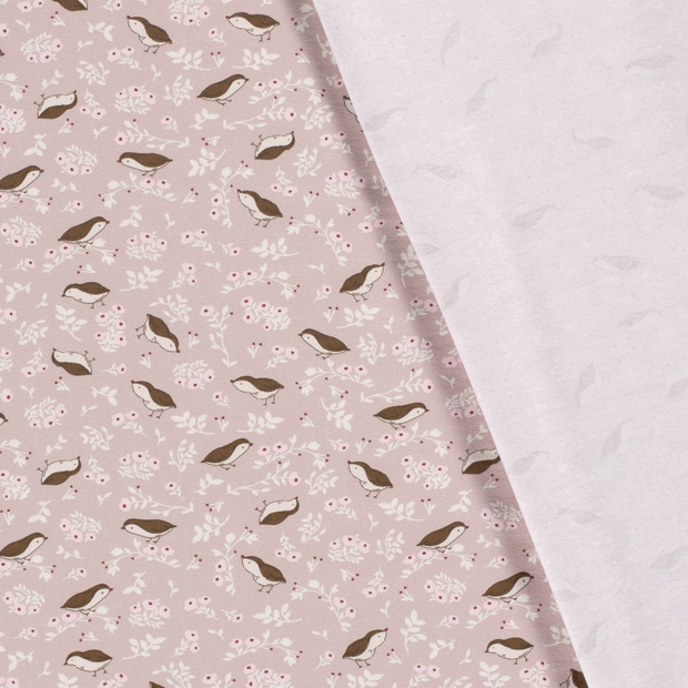 Cotton Jersey fabric Birds printed 