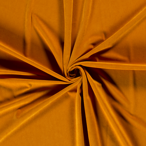 Velours tissu Ocre 