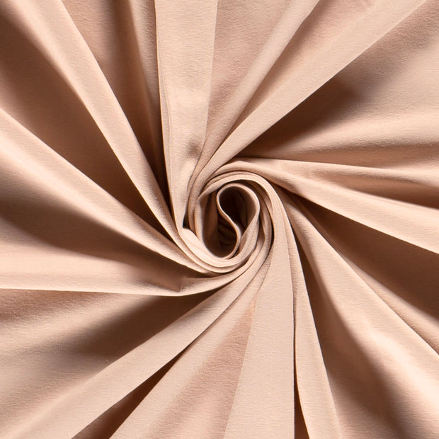 Cotton Jersey fabric Unicolour Nude