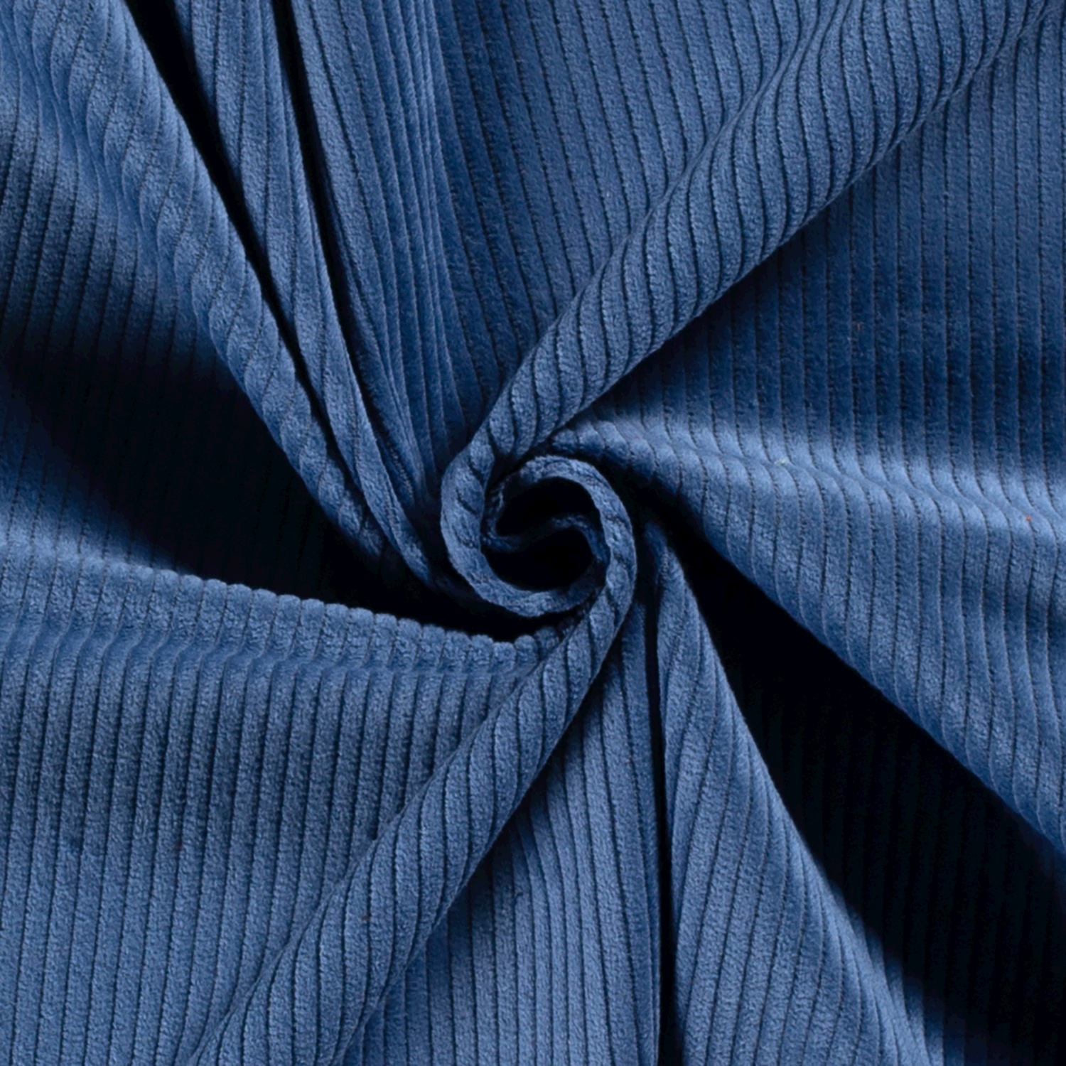 Corduroy 4.5w fabric Unicolour Indigo | Wholesale fabrics | Nooteboom ...