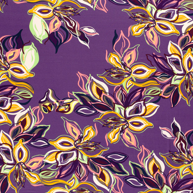 Viscose Jersey fabric Purple matte 